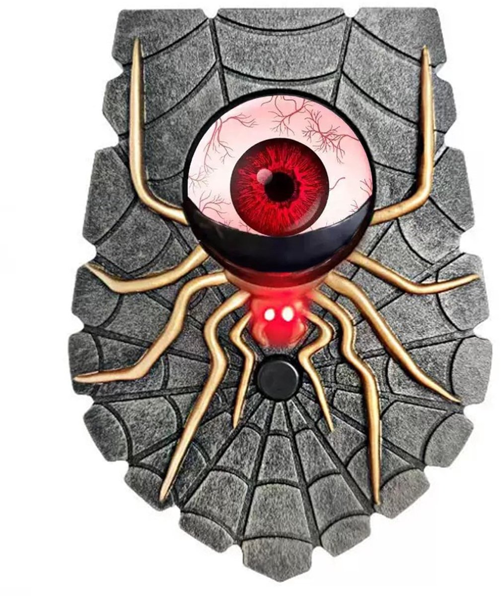 SolidKeus - Halloween Deurbel met Creepy Ogen en Spooky Geluiden