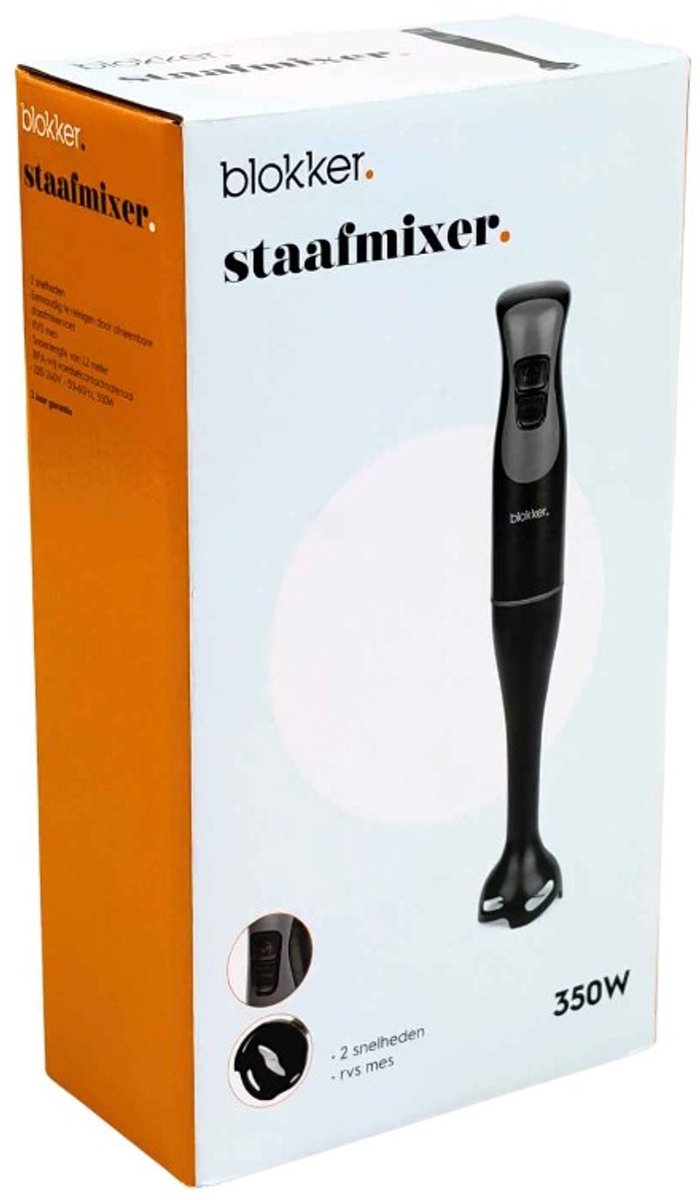 Blokker - Staafmixer BL-11004 - 350W - zwart van Blokker — afbeelding 3
