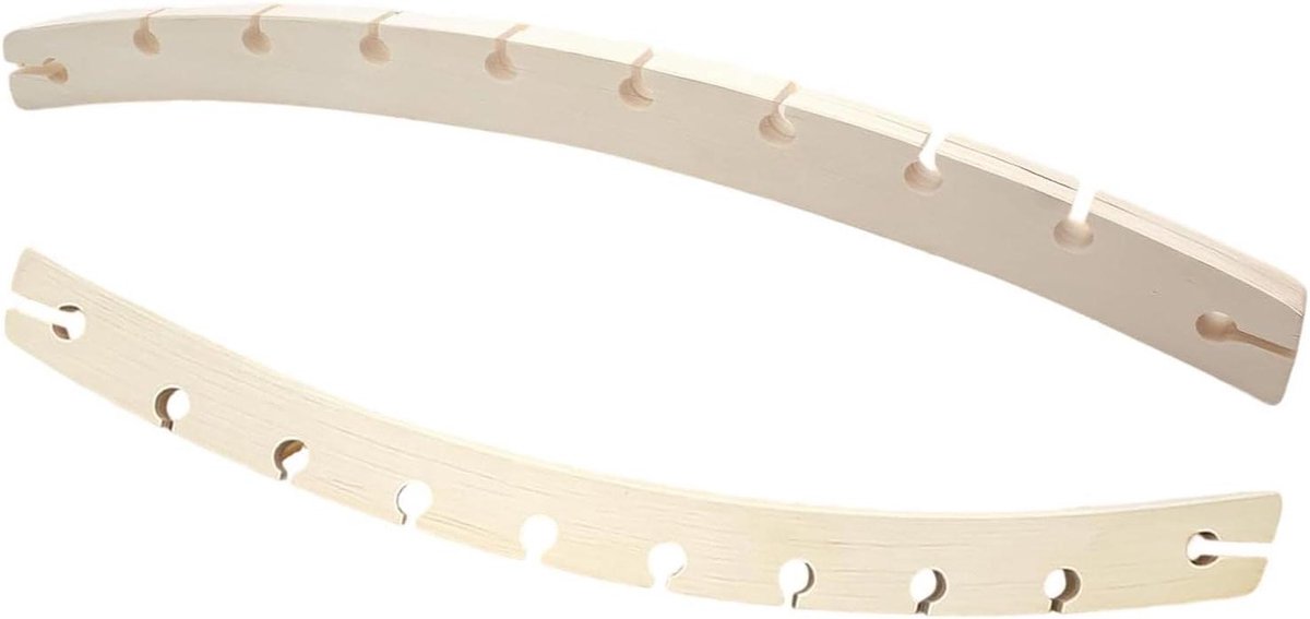 Hangmat Spreidstang - Houten Dwarsbalken - Ontspannen in de Tuin - Afneembaar en Compact - 40 cm Lengte - Houtkleur