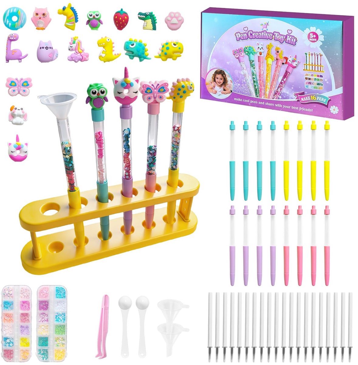 SolidKeus - Creatieve Knutselset met 82 Accessoires voor Kinderen