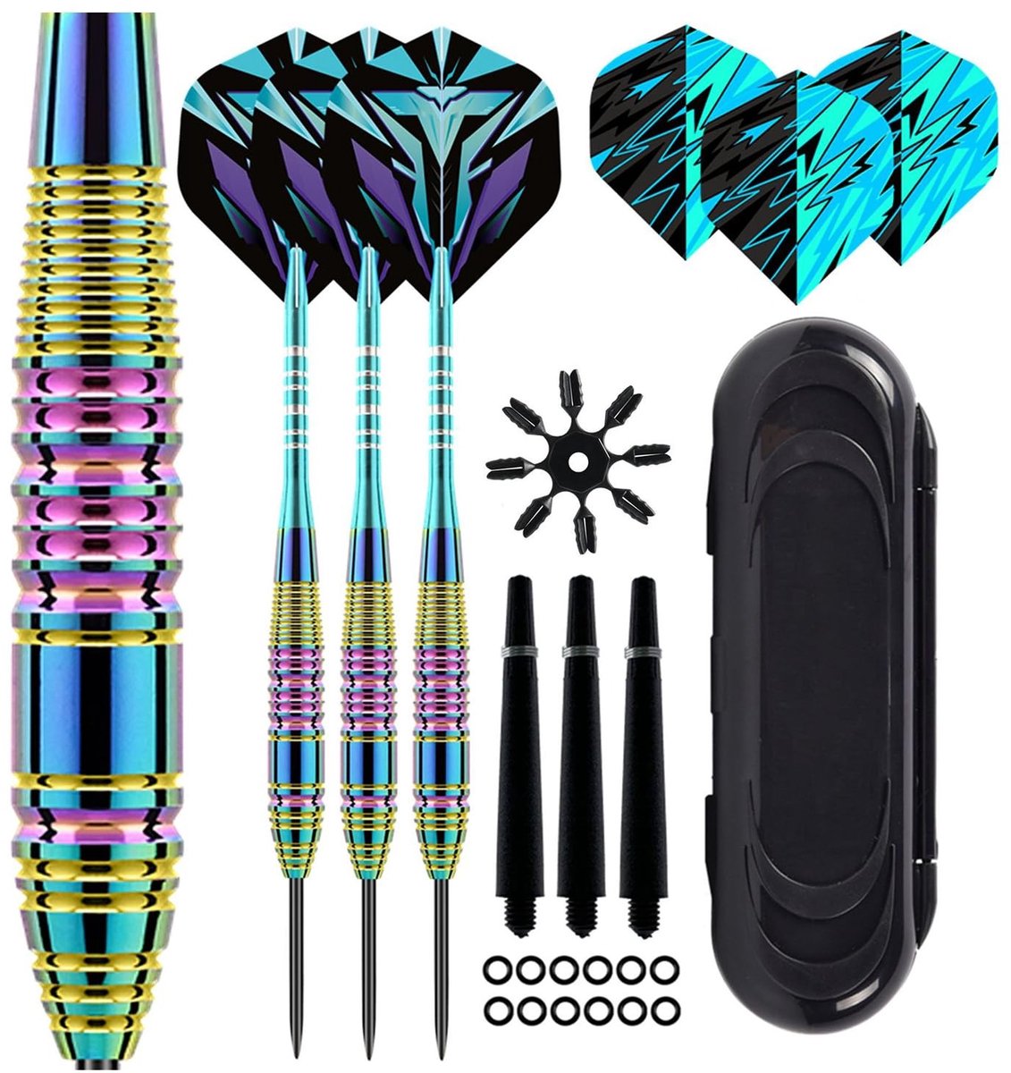 SolidKeus - Professionele Darts Set met 3 Darts en Opbergtas