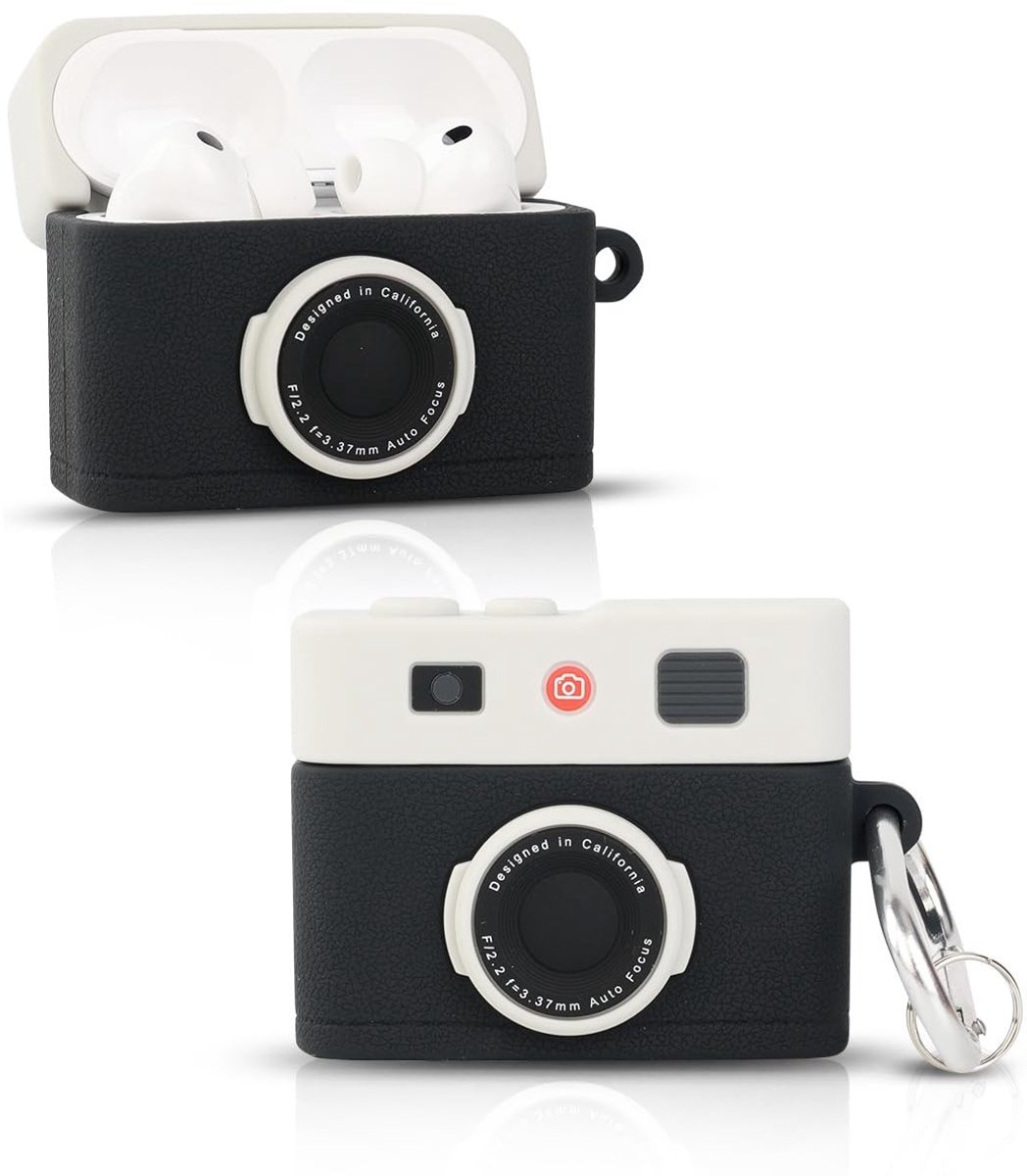 SolidKeus - Beschermende Cartoon Case voor AirPods Pro 3 met Sleutelhanger