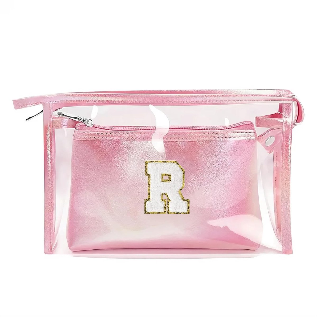 SolidKeus - Grote Roze Makeup Tas voor Vrouwen