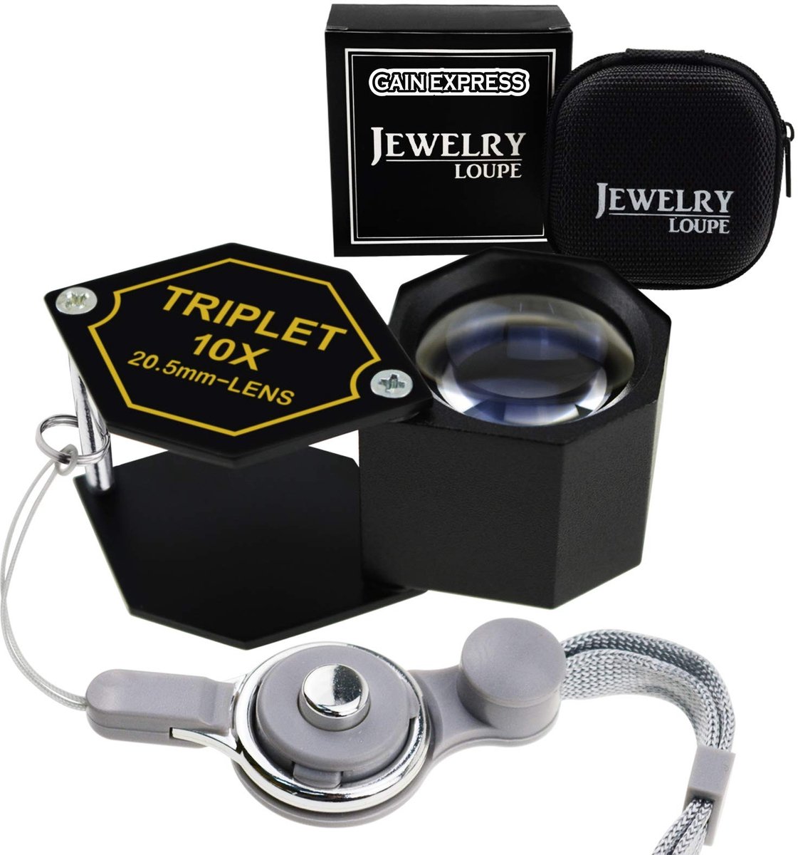SolidKeus - 10x Vergroting Loup met Triplet Lens