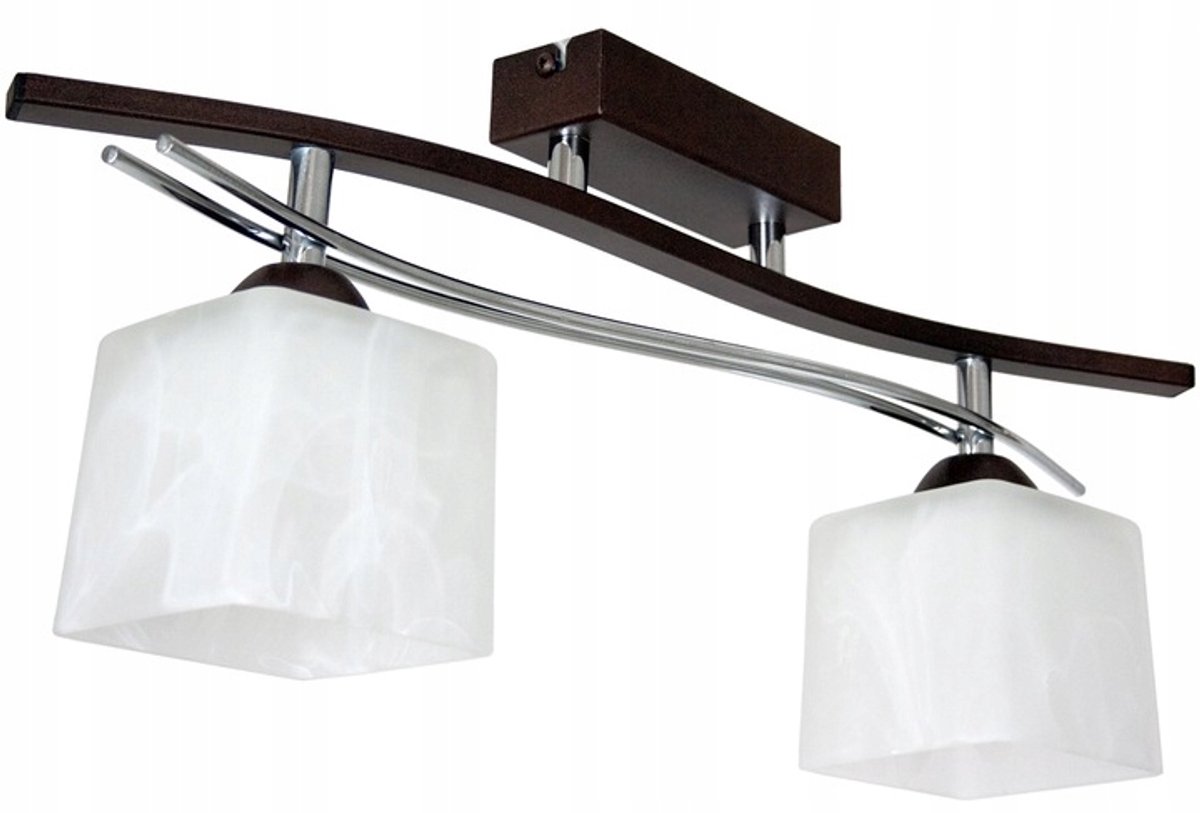 ELIE hanglamp wenge - stijlvolle plafondlamp voor woonkamer