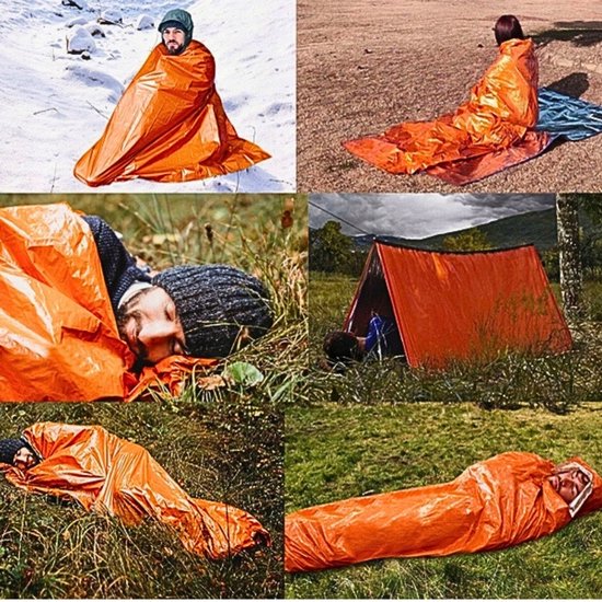 XXL Thermische Slaapzak 210x90cm - Waterdicht & Winddicht — afbeelding 5