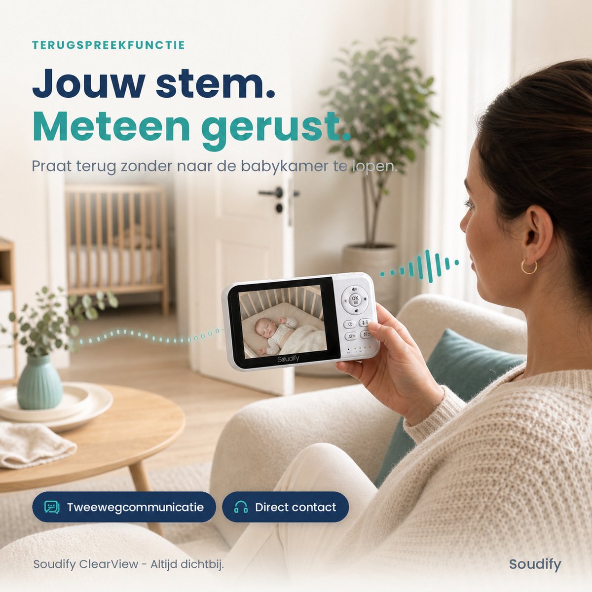 Soudify Babyfoon met Camera - Baby Monitor thumbnail 5