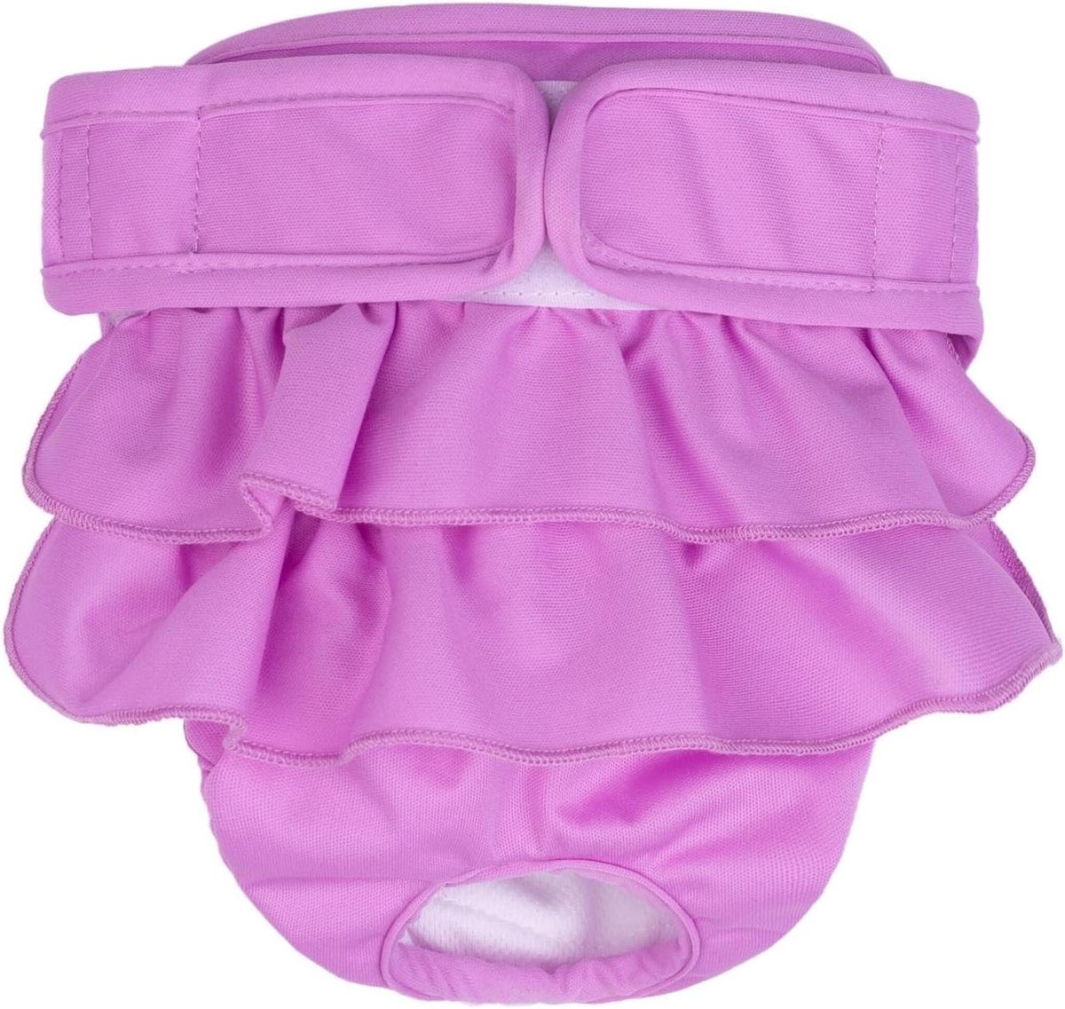 Luiers, Herbruikbare Hondenluiers, Milieuvriendelijk Absorberend Slipje, Hygiëneonderbroeken voor Honden bij hitte (M: 40-50cm, Paars)