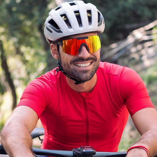 Fietsbril voor Heren Gepolariseerde Sportzonnebril UV400 Bescherming Outdoor Fiets Motor Rijden Vissen Crossmotor Accessoires voor Heren Dames — afbeelding 4