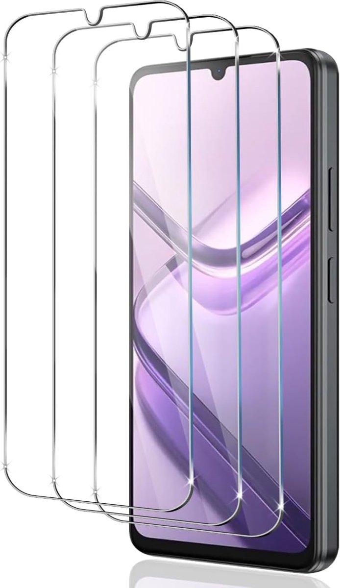 Displaybeschermfolie voor Doogee Note 58/58 Pro, gehard glas [hardheid 9H] [krasbestendig] [luchtbelvrij] transparante schermbeschermer voor Note 58/58 Pro - [3 stuks]