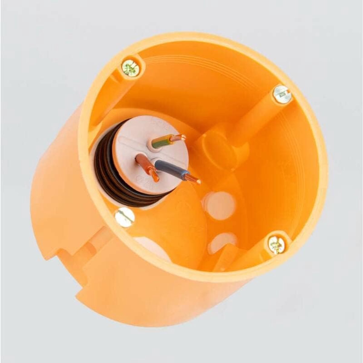 75 stuks holle wand-apparaatdoos winddicht HW 61 mm diep Ø 68 mm