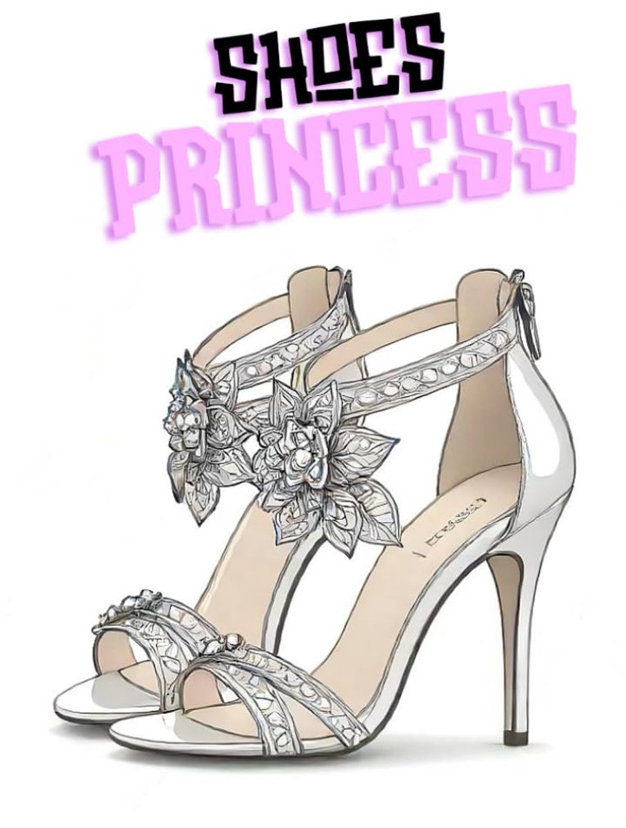 Shoes colouring book