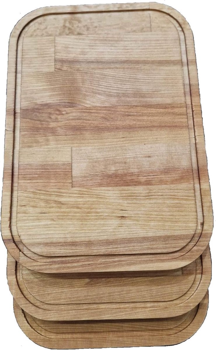 Berken snijplank 21cmx30cm, dikte 2cm, rechtstreeks van de fabrikant, 100% hout, set van 10 stuks