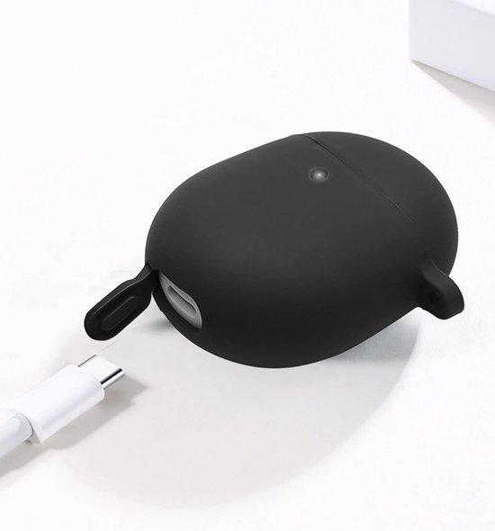 Cilicone Hoesje compatibel met Google Pixel Buds Pro/Buds Pro 2, ultradunne zachte hoes, slim fit, valbestendig, niet gemakkelijk vuil - geel — afbeelding 3