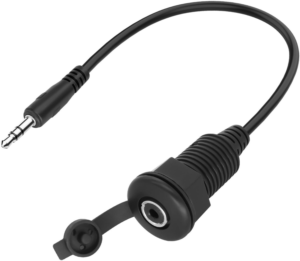 Omgoods - 3.5mm TRS Panel Mount Stereo Audio Kabel 20cm