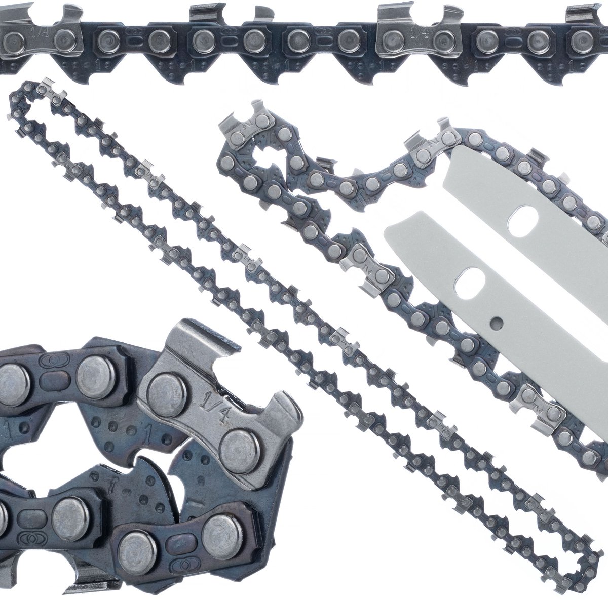 Rosfix Zaagketting 8" - 1/4" Pitch, 24 Snijdelen - 48 Aandrijfschakels