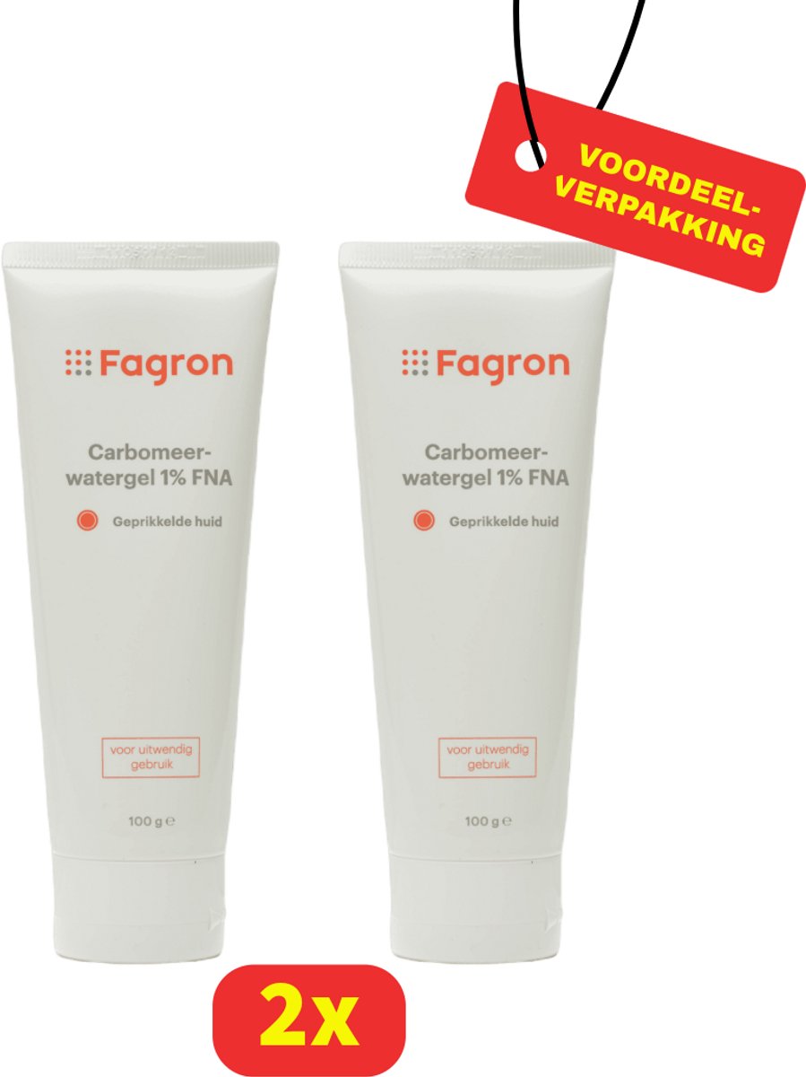 2x - Carbomeerwatergel 1% FNA - Voordeelverpakking!