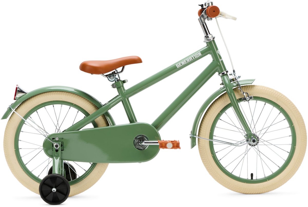 Generation Retro 16 inch Groen – Kinderfiets
