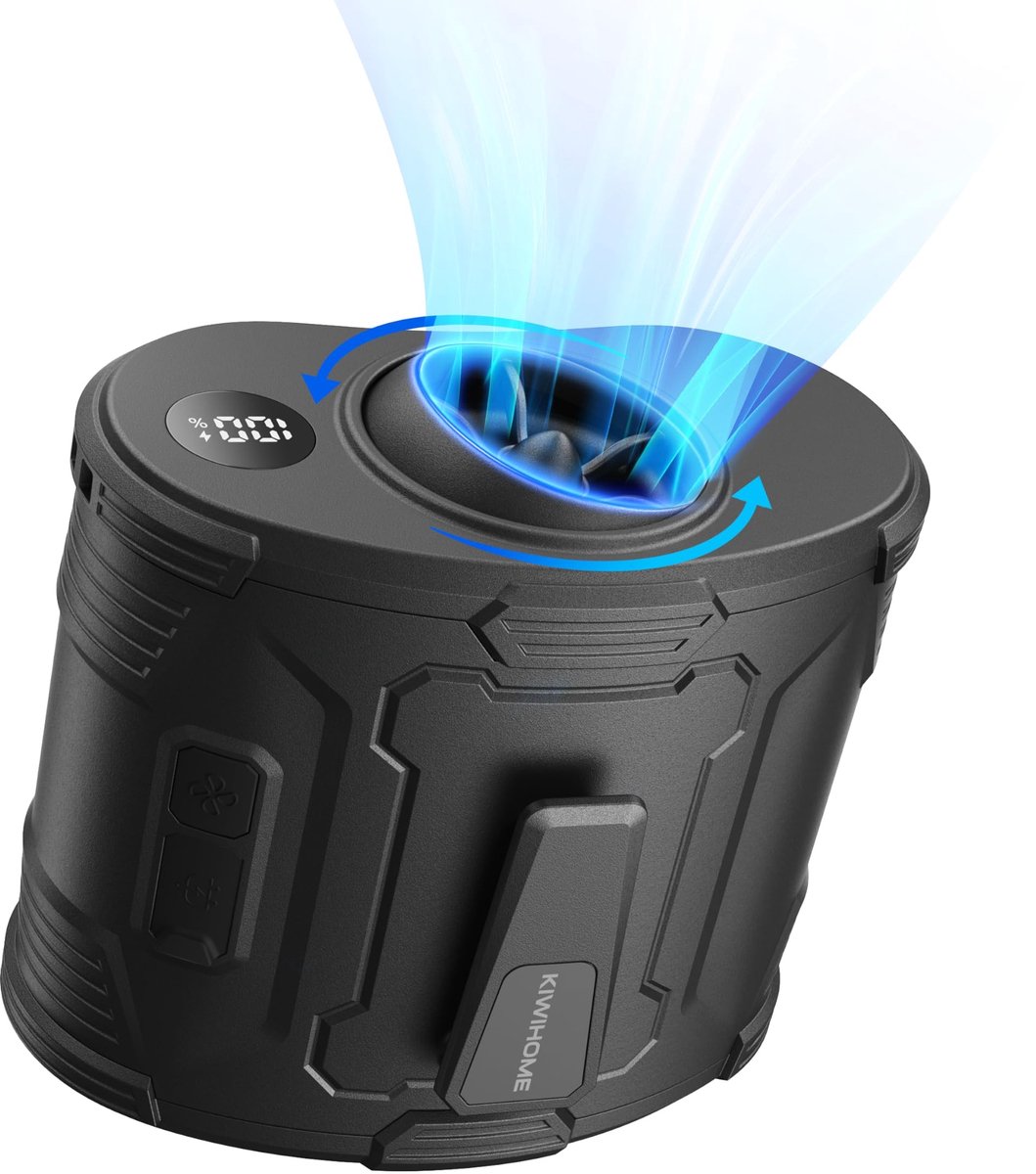 Omgoods - Draagbare Heupventilator met 360° Rotatie en Lange Batterijduur