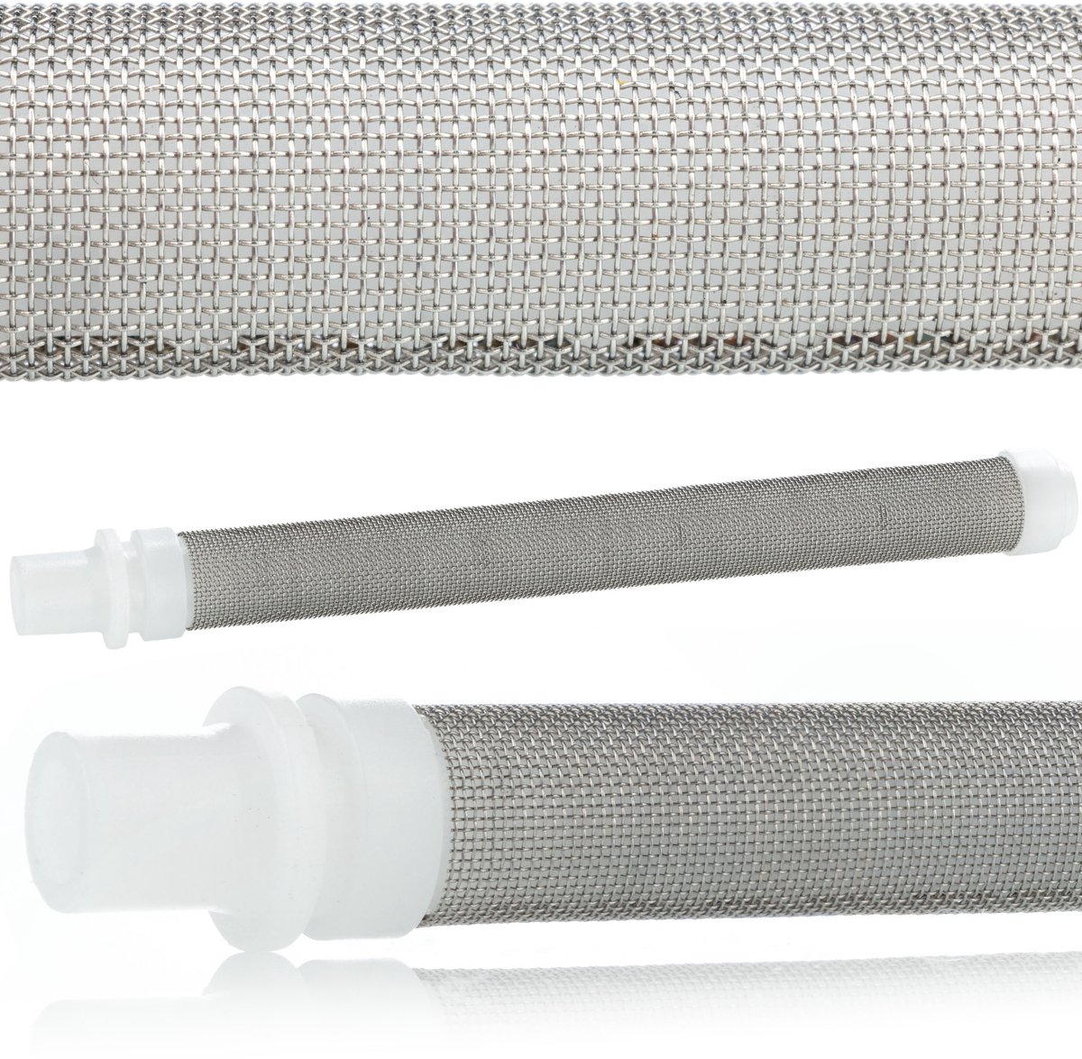 Rosfix Vingerfilter 60 Mesh - Duurzaam Metaal/Kunststof - 100 Mm X 9 Mm - Voor Airless Verfspuit