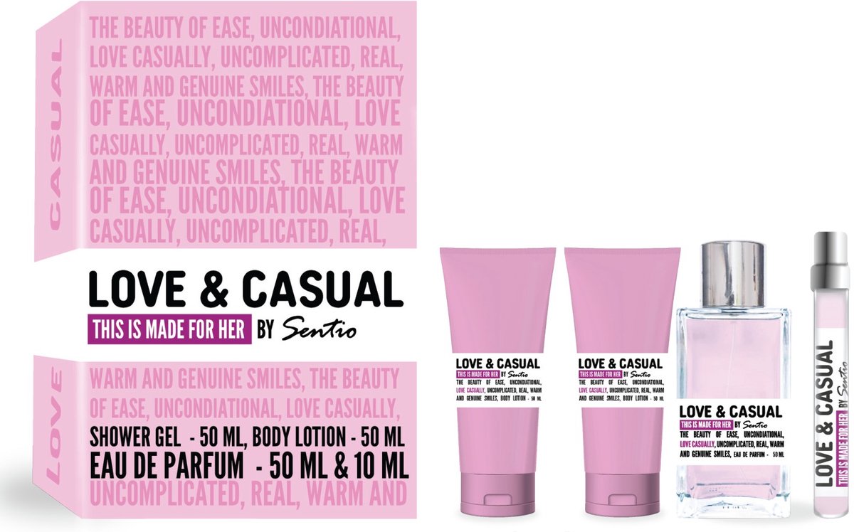 Sentio Love & Casual for Her Giftset Pink