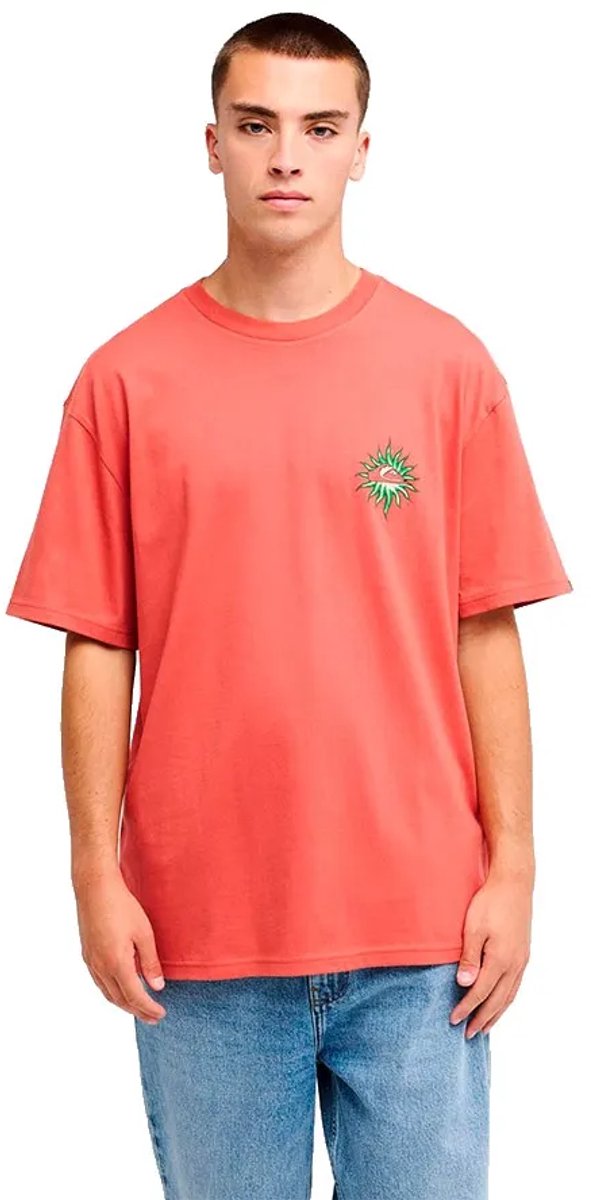 Quiksilver Flow T-shirt Met Korte Mouwen L Man Rood