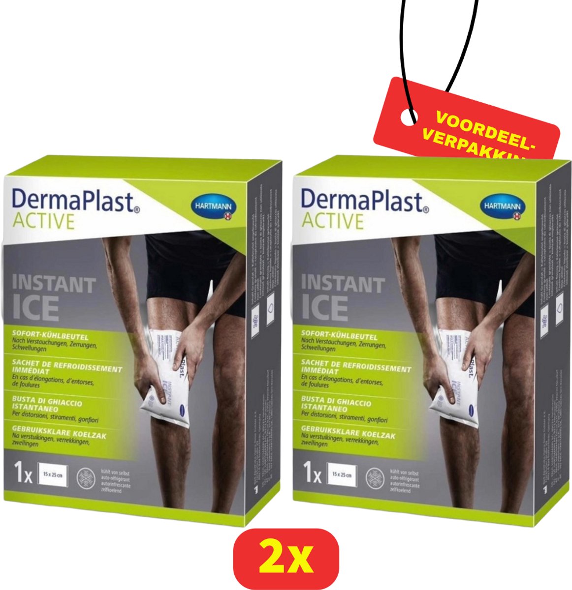 Dermaplast ACTIVE - Instant Ice Pack - Groot- 2x 15 x 25 cm - Voordeelverpakking!