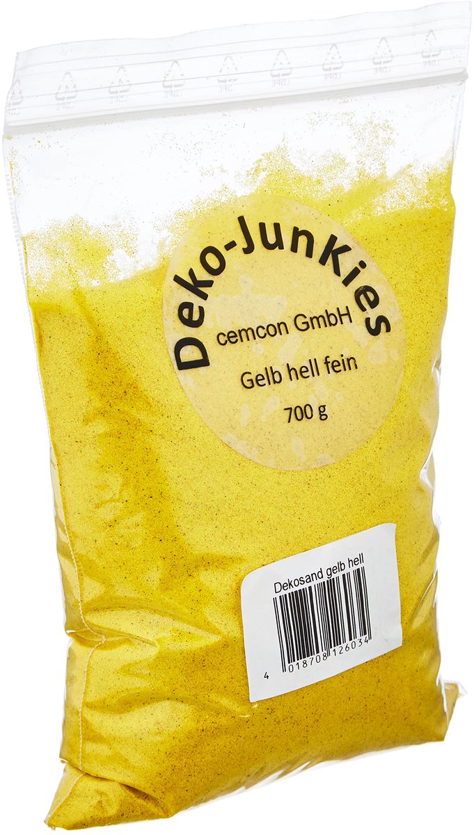 Decoratiesand voor knutselen en decoreren - Geel licht