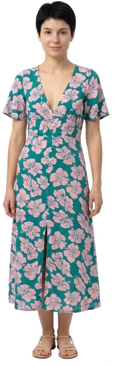 Billabong Your Girl Korte Mouw Jurk M Vrouw Deep Lagoon