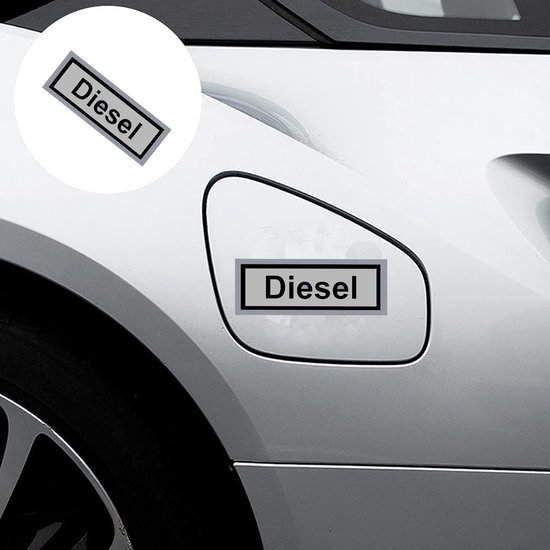 24 Stuks Brandstof Stickers voor Tankdeksels - Labels voor Benzine, Diesel, Super en Twee-Takt Mengsels — afbeelding 4