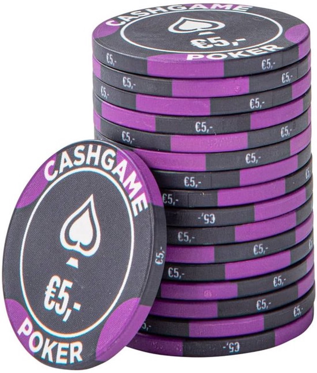 Poker Chips MEC Cashgame €5 Keramisch