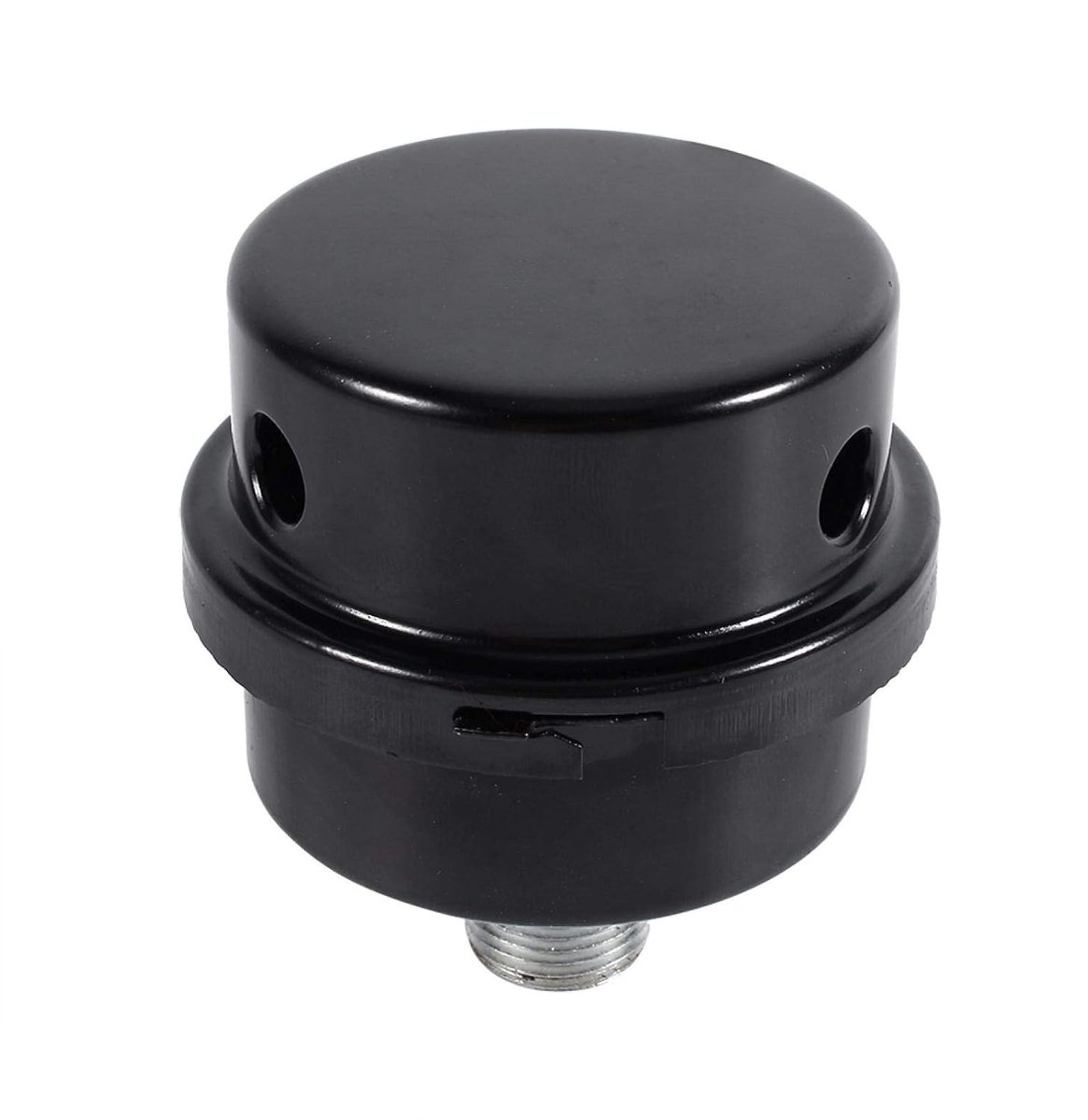 Filter 3/8" luchtcompressor geluiddemper draad zwart metalen inlaatfilter