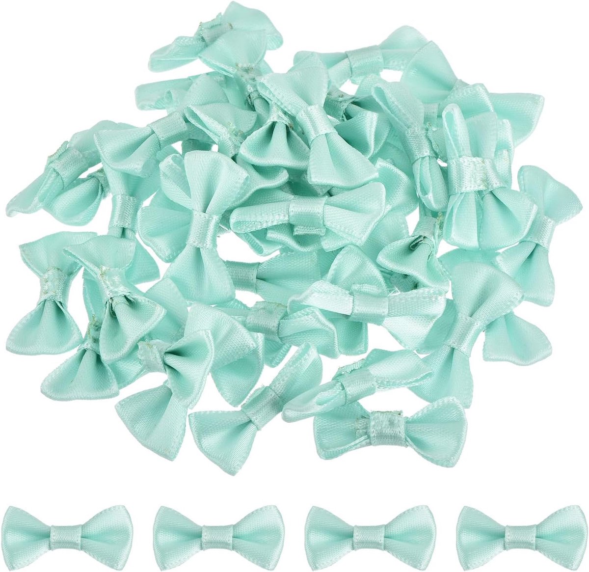 Strikken 3 x 1 cm mini strikken voor kleine satijnen strikken groothandel voor naaien DIY scrapbooking cadeau bruiloft geschenken decoratie
