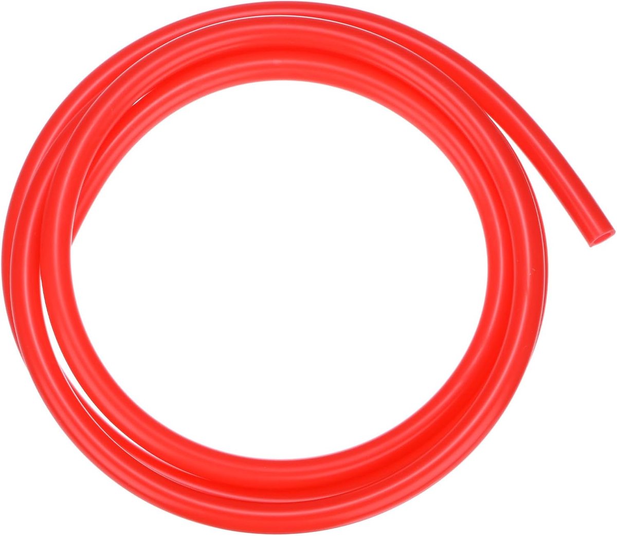 Siliconen buis, 5/16" (8 mm) ID x 15/32" (12 mm) OD siliconenrubber vacuümbuis, 7ft (2 M) hoge temperatuur waterluchtslangpijp voor pomp/vloeistofoverdracht, thuisbrouwen/wijnmaken [rood]
