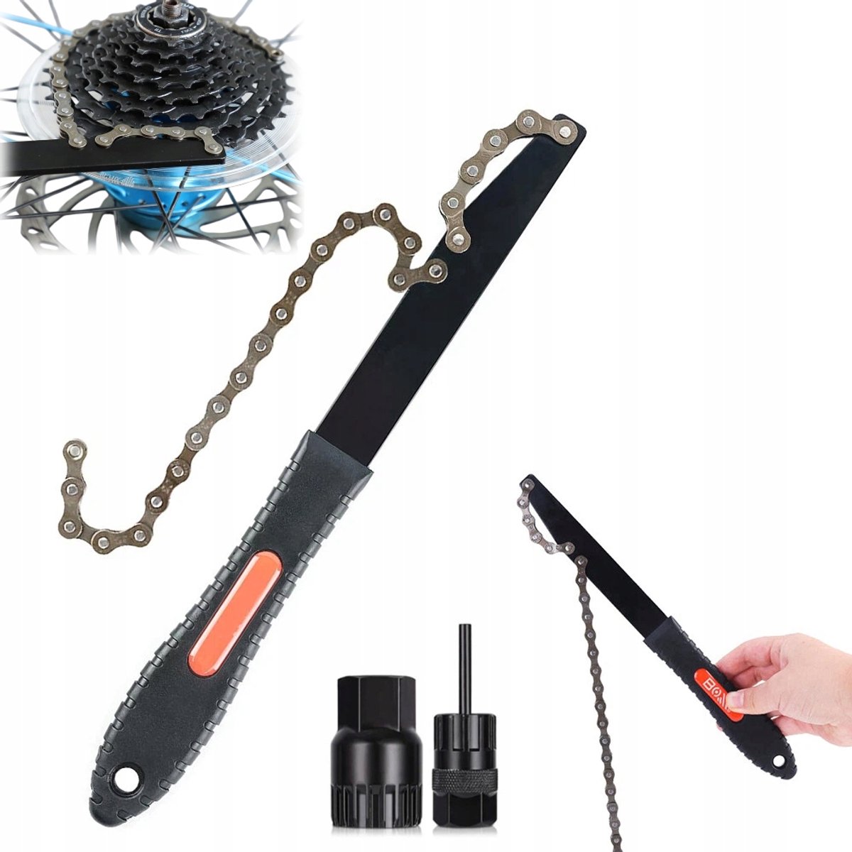 Fietsversnellingsset: ketting-, cassette- en trapasreparatie