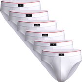 DANISH ENDURANCE Slips - Zachte Katoenen Slips Ondergoed - Heren - 6 paar - 3XL