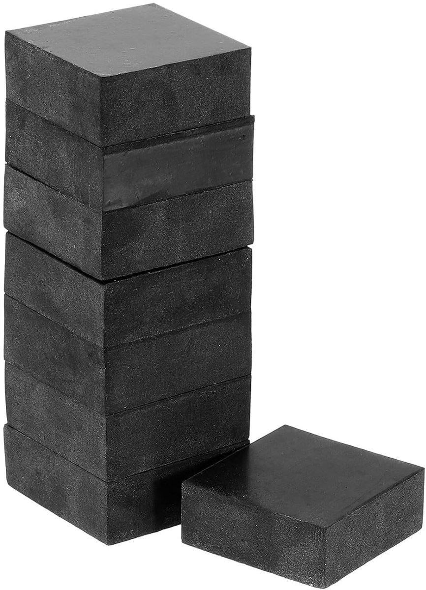 Pack van 8 Antivibratie Rubber Pads, 2 inch, Vierkant, Antislip, Vibration Isolation en Schokabsorberende Pads voor Apparaten