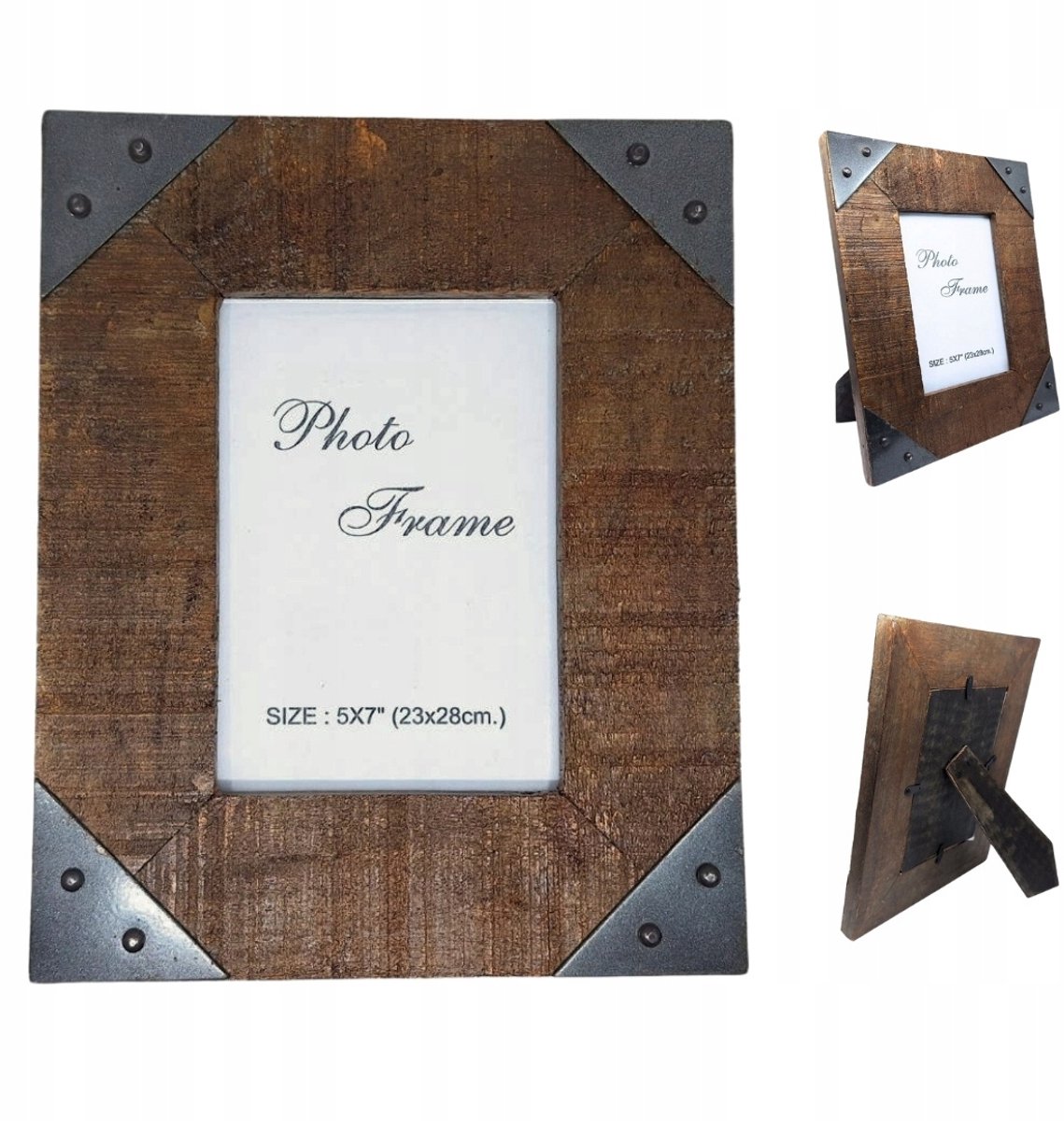 Houten fotolijst 13x18cm - Vintage & Industrieel Design