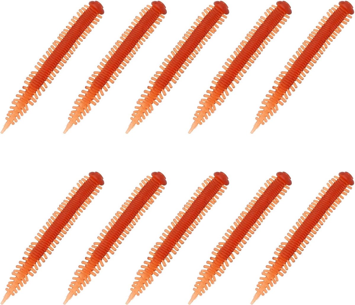 Store 30Pcs Zoutwater Sandworm Kunstaas, Bass Wrasse Pollock Kabeljauw Baars Zeeforel voor Zoutwater Vissen Zoetwater Vissen