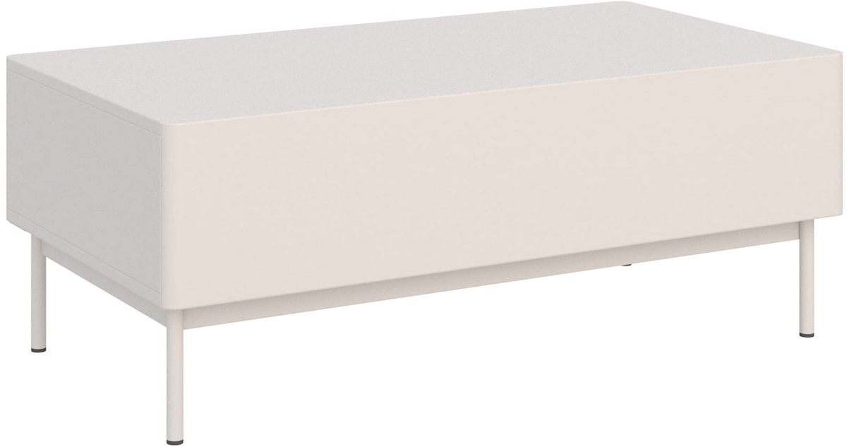 Selsey Olio – Salontafel met twee kleppen, Cashmere, 100 x 53 cm