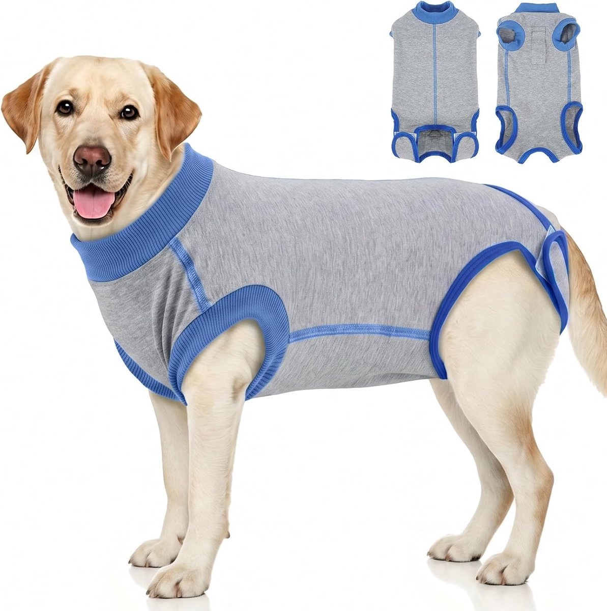 Herstelpak voor honden, castratie, wondbeschermingspak, puppy's, hondenbody na operatie, postoperatieve beschermende kleding, wonden, anti-likken, E-halsband alternatief voor chirurgie