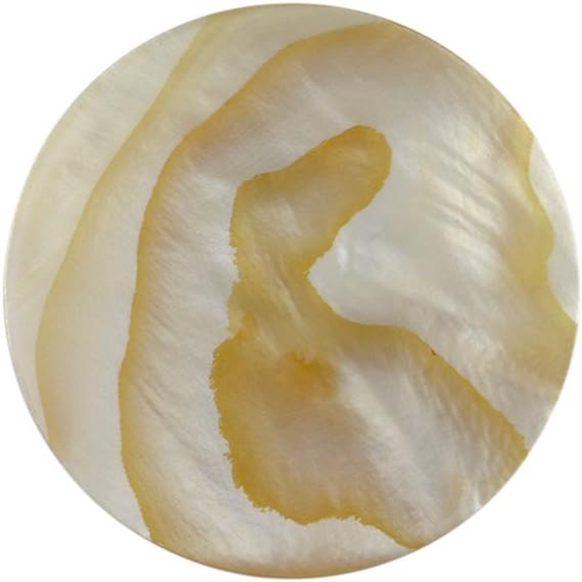 Dames Coin 25mm Schelp Beige voor Munthouders en Kettingen