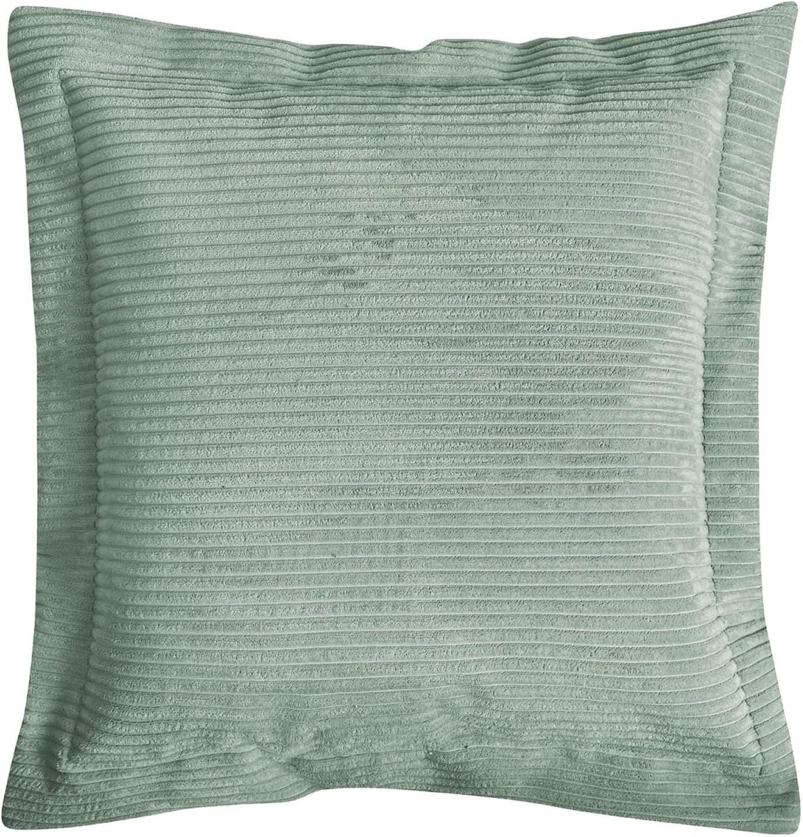 Mokebo Bankkussen van Cord 'Das Wölkchen', gezellig & knuffelbaar bankkussen of fladderkussen, ook als dekokussen, sierkussen of rugkussen in Groen, 70x70x8 (B/H/D in cm) | Groen