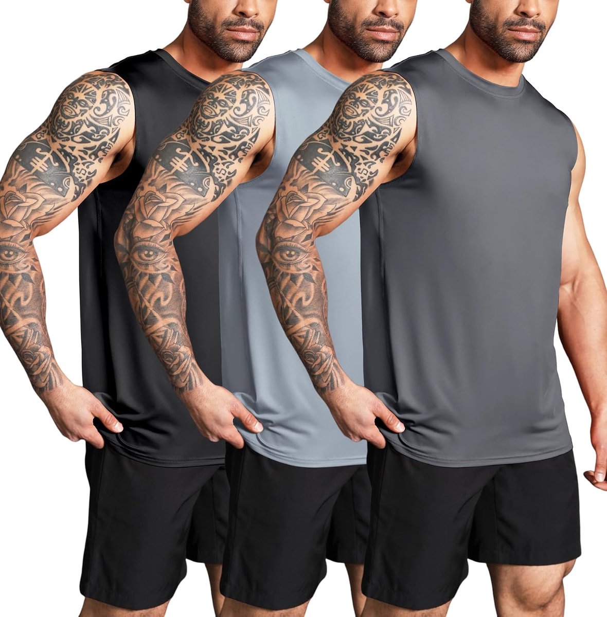 Tanktops Gym Atletische Spier Tee Bodybuilding Fitness Mouwloze T-shirts