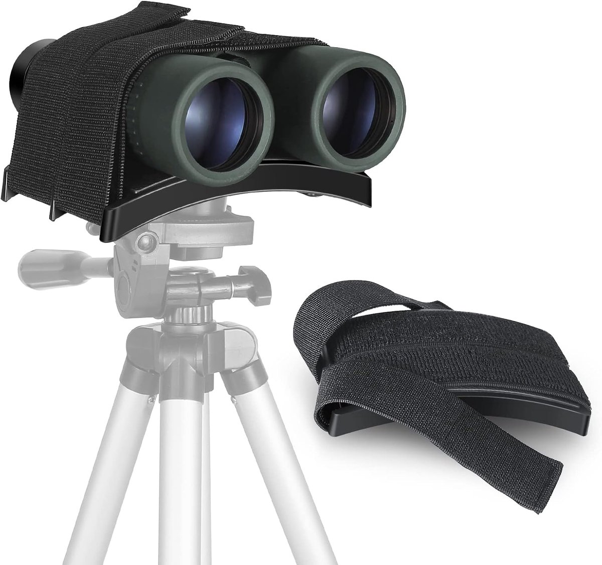 Universele verrekijker mount - 1/4-20 voor stabiele verbindende verrekijkers - compatibel met de meeste statieven