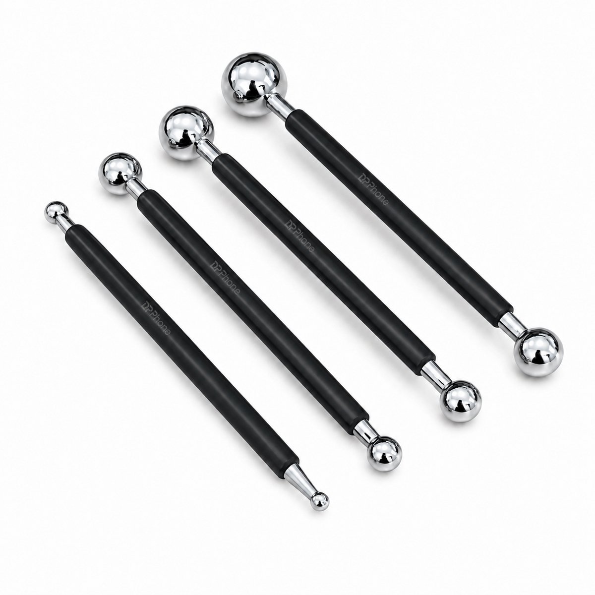 DrPhone CardFix Pro – TCG Kaart Repair Tool Set – 4 Dubbelzijdige RVS Boltools Voor Pokémon, One Piece, DBZ &