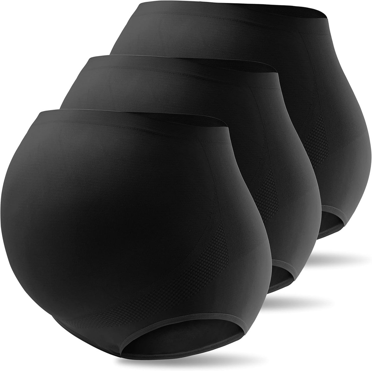 Ondergoed voor dames, hoge taille, naadloos, nylon slipje, multipack