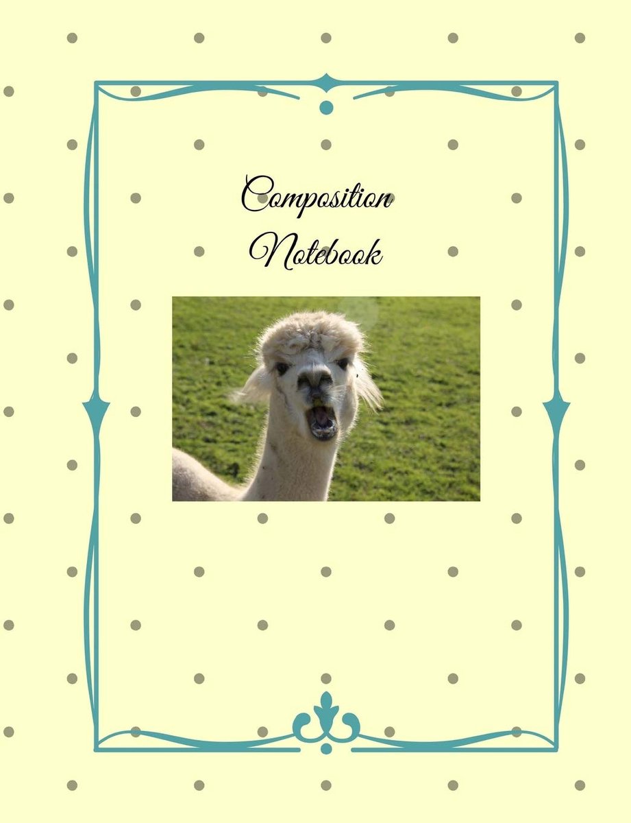 Notebook: 7.44x9.69 inch 100 page college ruled Paperback Writing pad