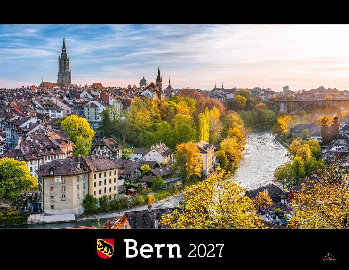 Calendaria - Wandkalender - Bern 2027- Zwitserland - Kalender - Formaat: 40 x 31 cm