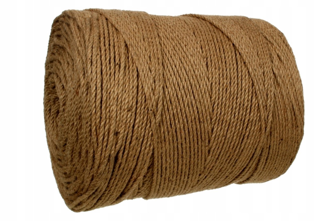 Jutek touw 10mm per meter - Zeil- en decoratietouw
